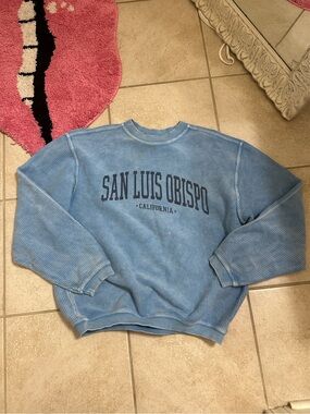 San Luis Obispo California Pullover Sweatshirt - Light Blue